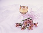 白兰地 花 酒杯