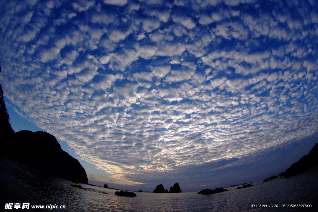 美丽黄昏夜景