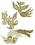 凤凰纹样图