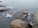 礁石 海浪