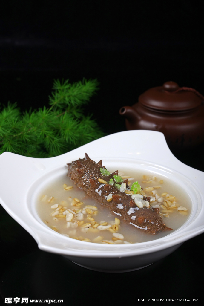 燕麦焗辽参