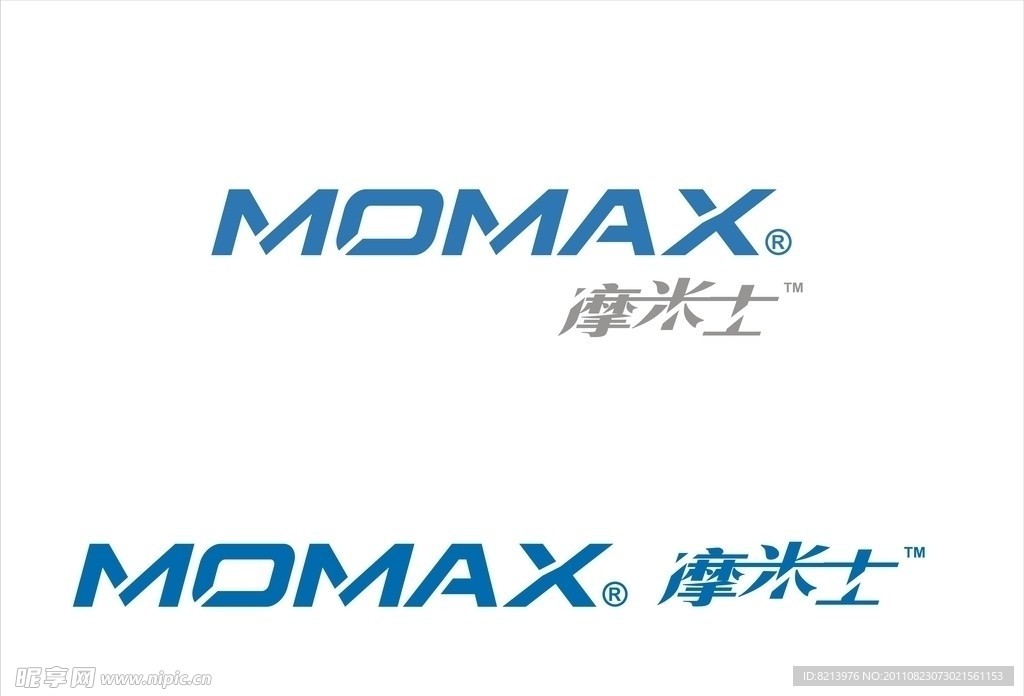 MOMAX 摩米士 LOGO 标识 矢量图
