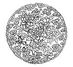 矢量 牡丹图