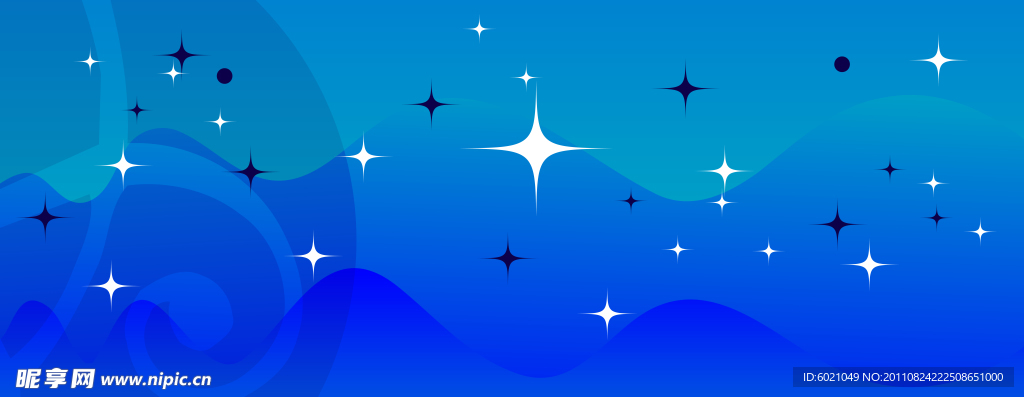 蓝色星星