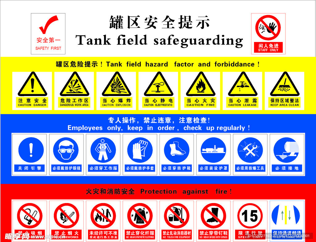 罐区安全提示