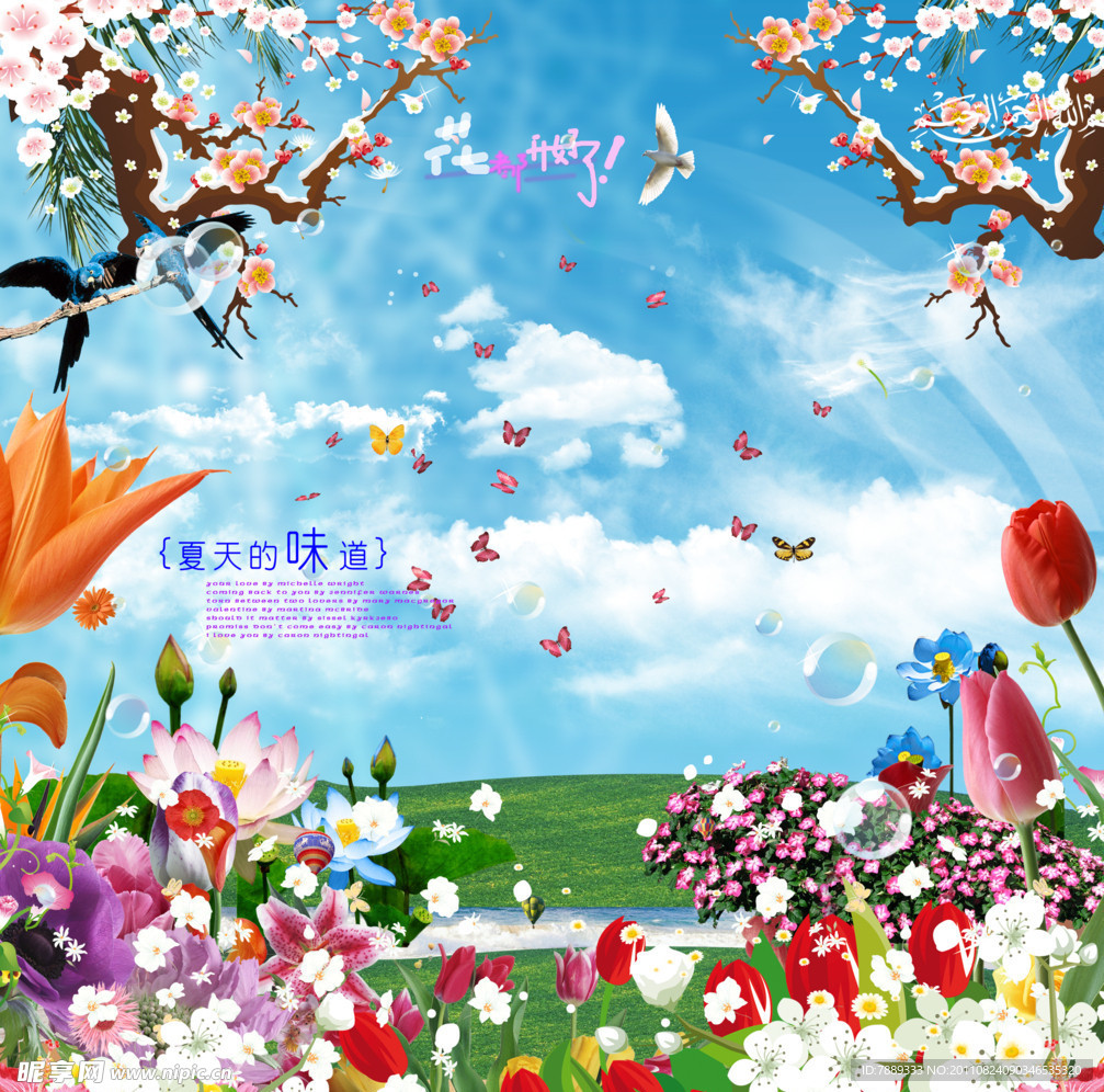 百花齐放