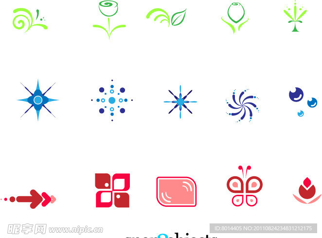 可爱的LOGO矢量图标