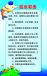 园长职责 展板