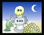 反洗钱矢量插画
