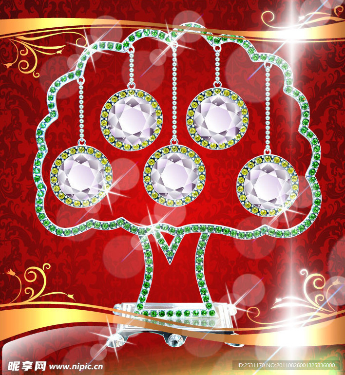 花纹钻石树