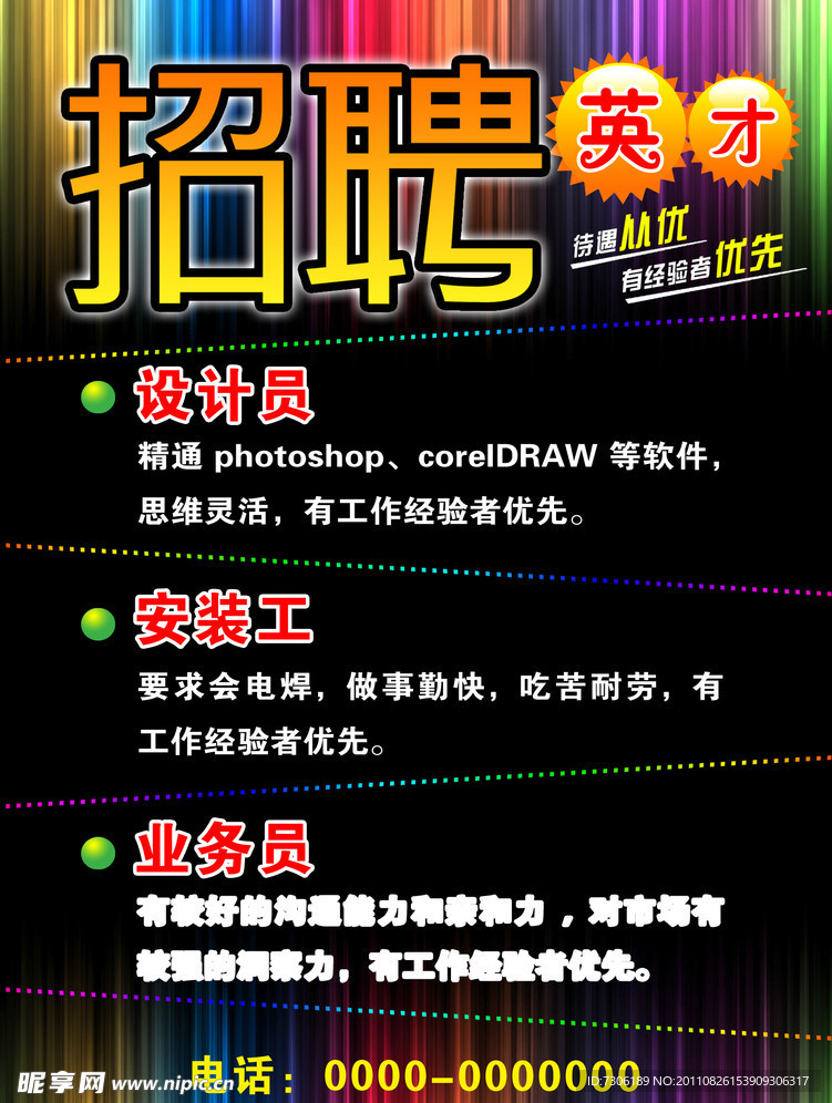 招聘海报