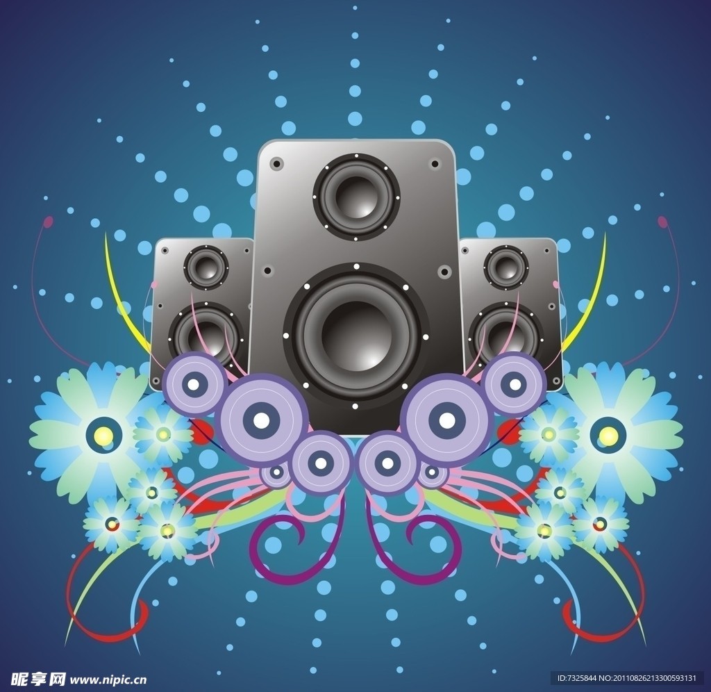 音响插画