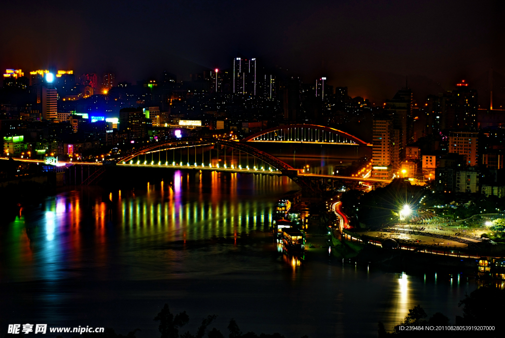 宜宾双桥夜景
