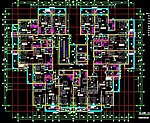 住宅楼CAD设计图 高层住宅CAD大样图