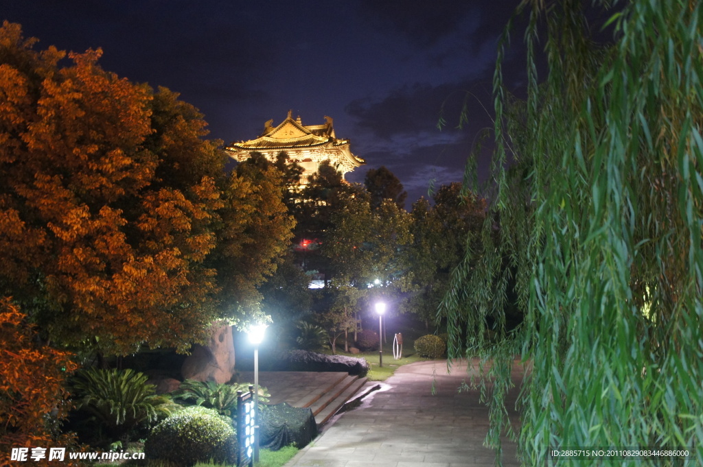 稽山园夜景