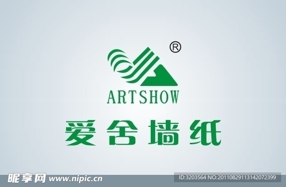 爱舍墙纸LOGO