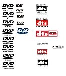 DVD电器矢量标志