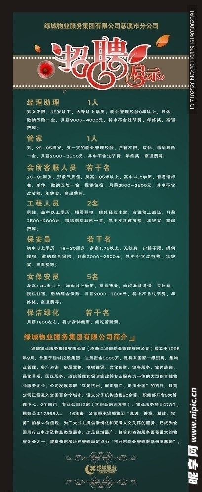 招聘海报