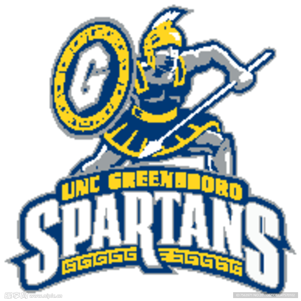UNCG_Spartans标志