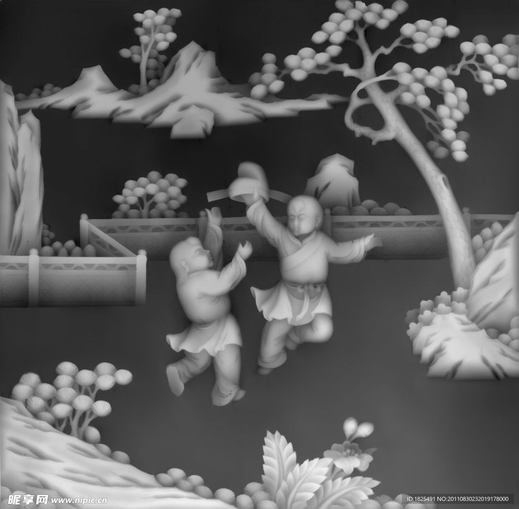 百子图