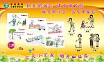 文明城市· 和谐校园展板