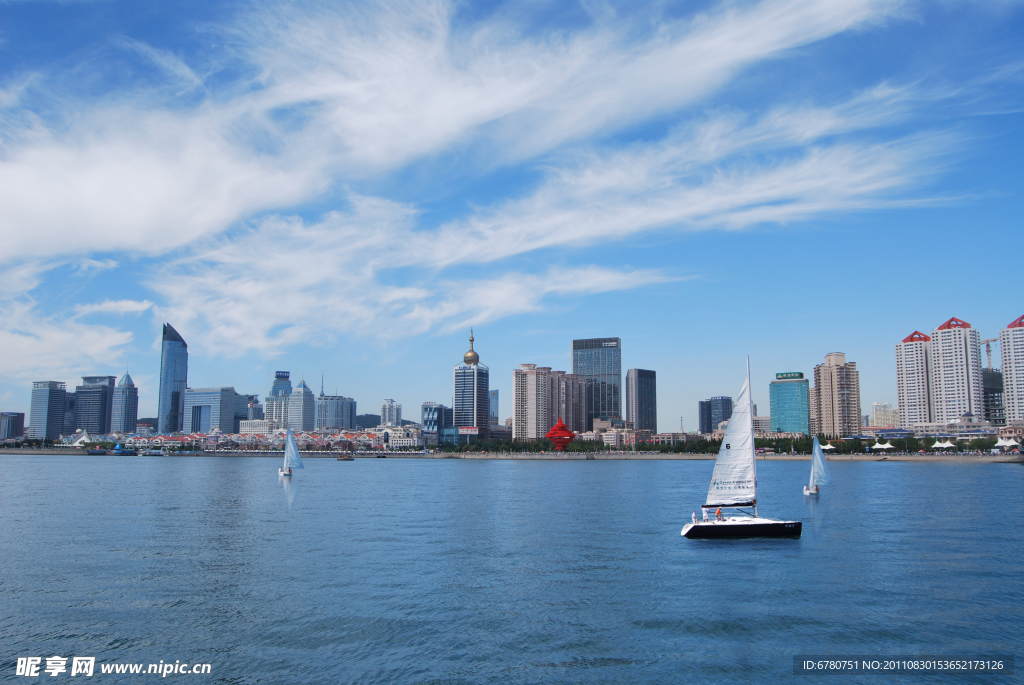 青岛浮山湾海景