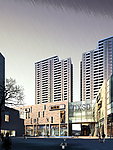 商业街建筑效果图