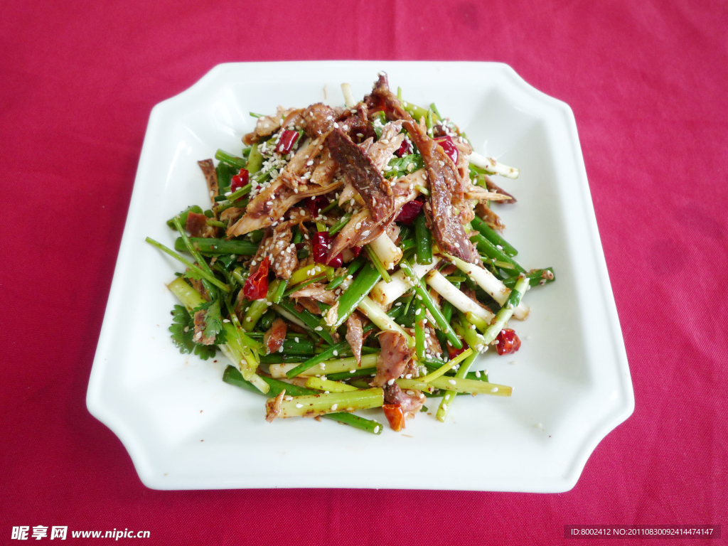 葱香手撕肉