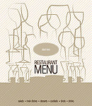 酒吧咖啡厅欧式菜单封面设计