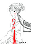 鼠绘古代美女