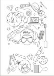 男女生活线条图图片