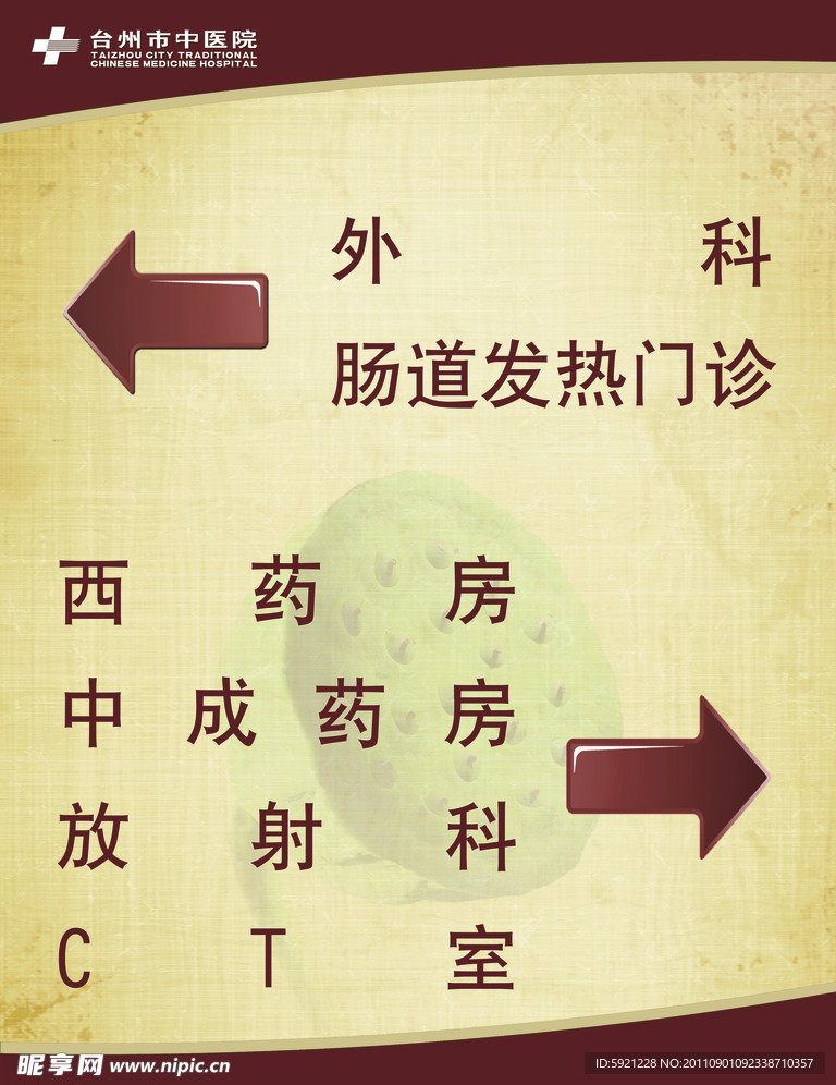 医院指示牌
