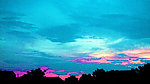 雨后夕阳分外美