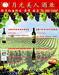 月光美人酒业海报
