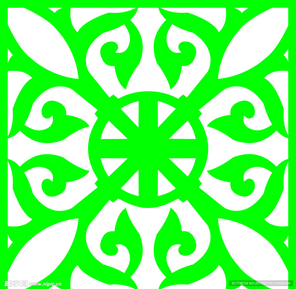镂空雕花