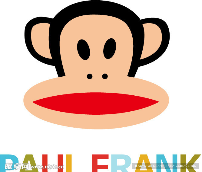 Paul Frank 大嘴猴矢量logo
