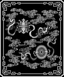 仿古书柜