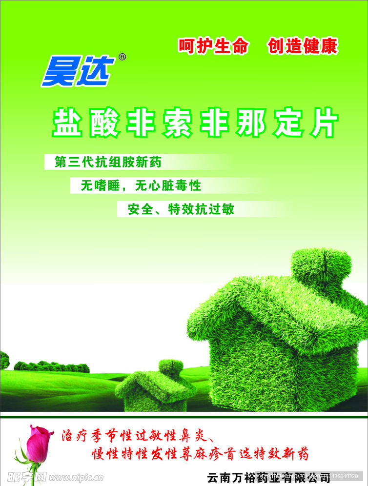 盐酸药品彩页