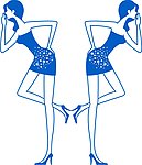 美女矢量图
