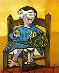 抽象油画作品