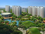 住宅小区中心景观效果图