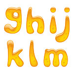 啤酒质感字母
