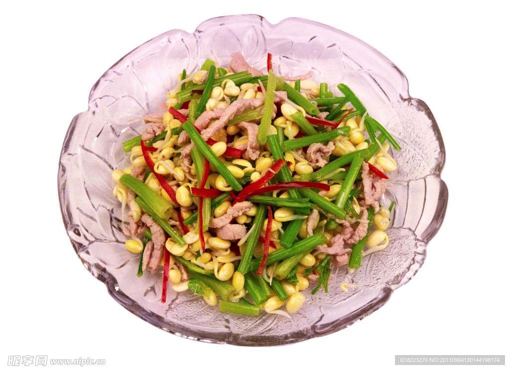 豆芽肉丝