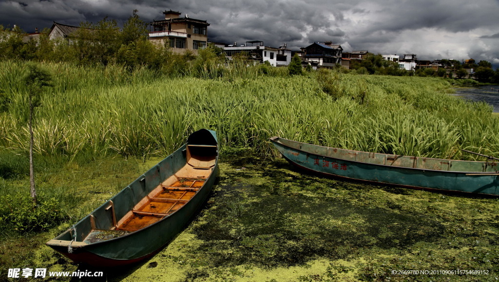 小船 小河