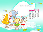 2012年儿童台历