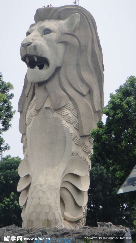 新加坡鱼尾狮塔
