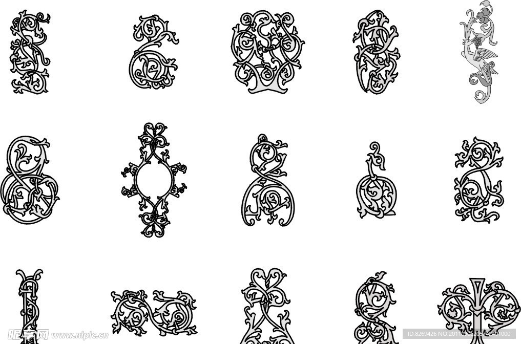 花纹 素材