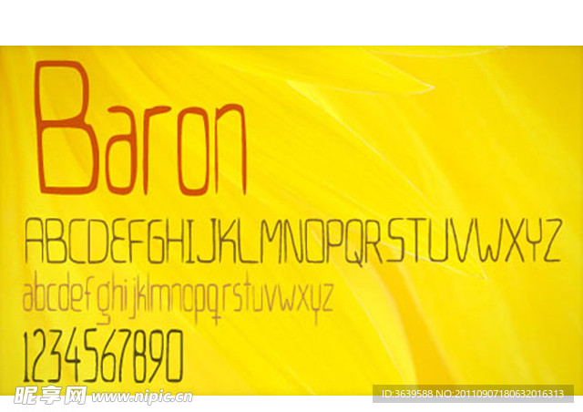 Baron字体