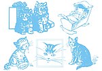 猫咪矢量