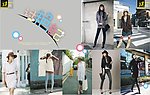 女性服装杂志内页排版设计